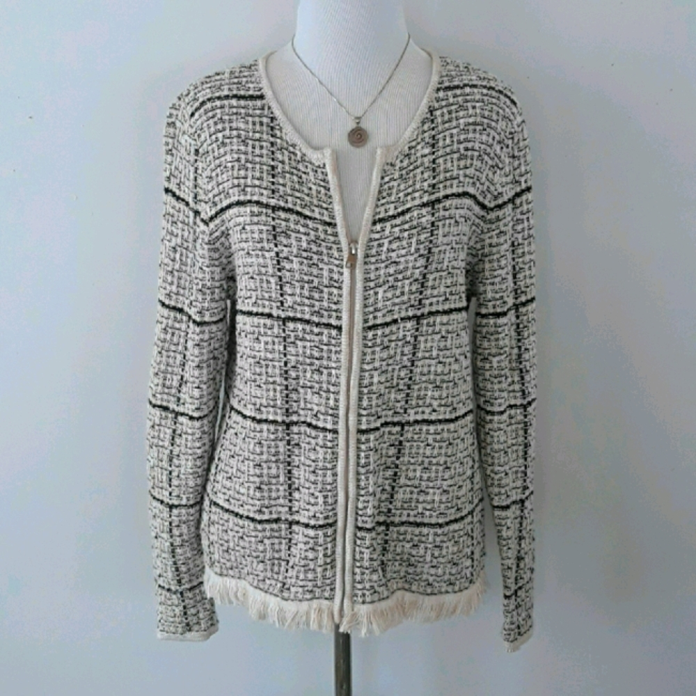 Christopher & Banks Zip up Sweater